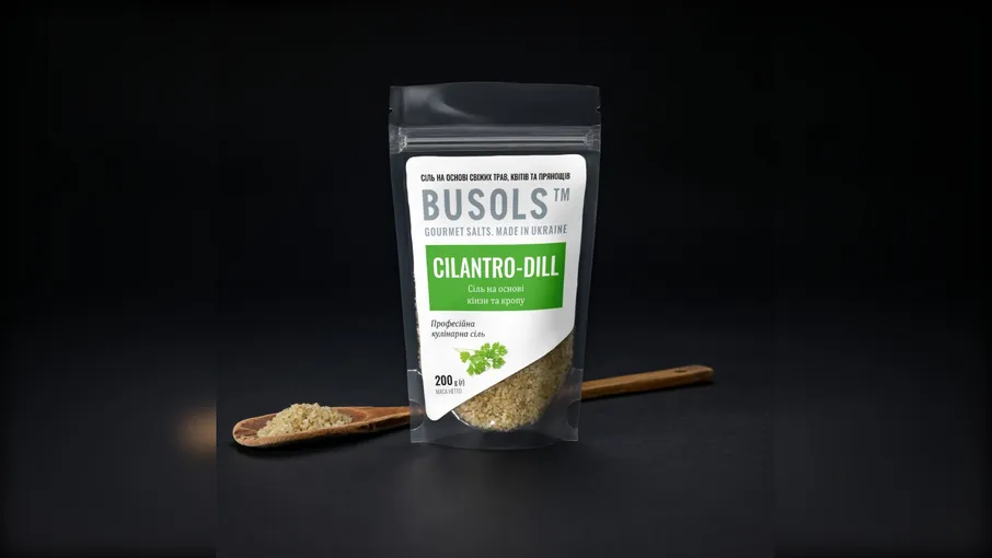 CILANTRO-DILL Сіль із кінзою, кропом та часником - 3