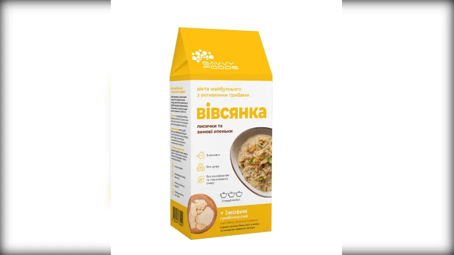 Вівсянка "Лисички та зимові опеньки", 150 г - 5