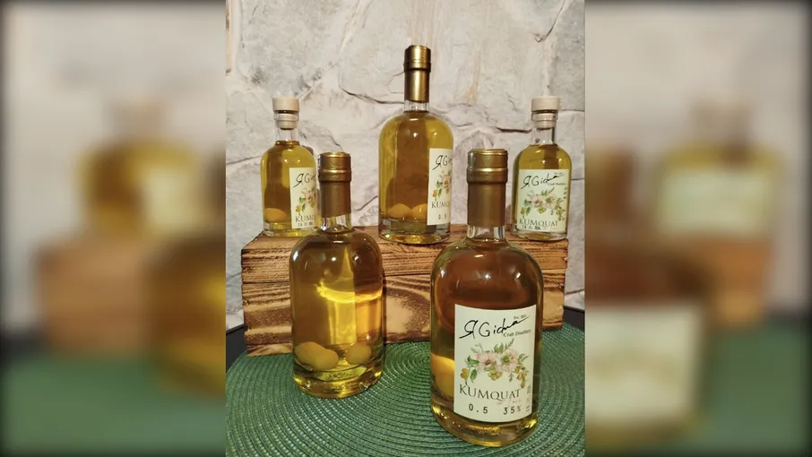 Настоянка "KUMQUAT in Love" 35% 500 мл, ЯGidna - 3