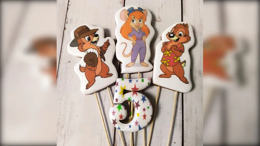 Набір пряників «Чіп і Дейл, Гаєчка, цифра 5» - 6