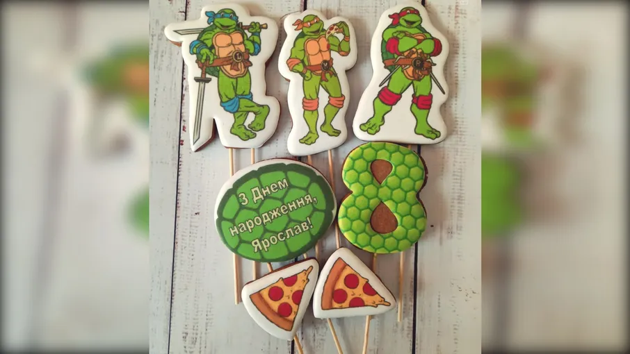 Набір пряників «Черепашки-ніндзя»  - 3