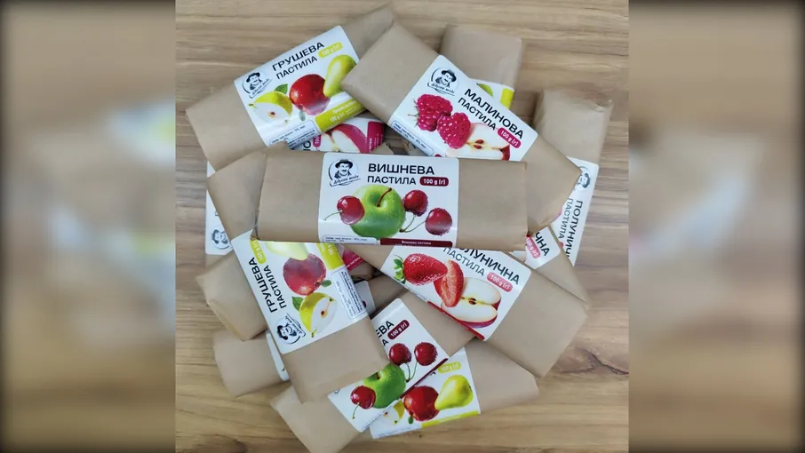 Пастила вишнева 100г Дідусеві ягоди - 1