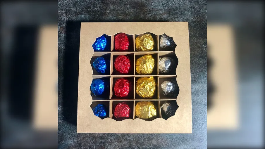 Асорті авторських шоколадних трюфелів 16 шт - 2