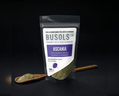 ASCANIA Сіль із квітами волошки та соняшника-harvy.market