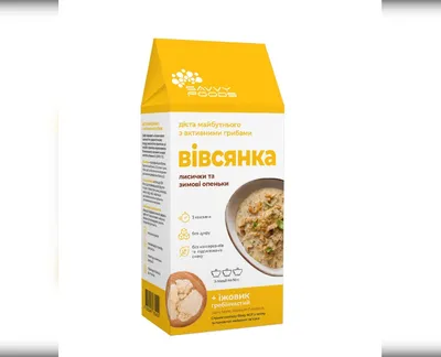 Вівсянка "Лисички та зимові опеньки", 150 г-harvy.market