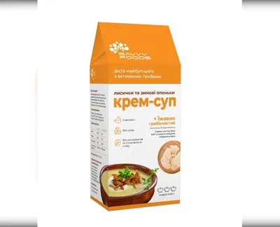 Крем-суп "Лисички та зимові опеньки", 150 г-harvy.market