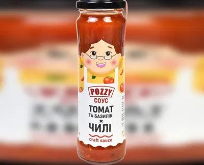 Соус "Томат та базилік х чилі" 205 г, Pozzy-harvy.market