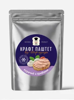 Паштет курячий з грибами-harvy.market
