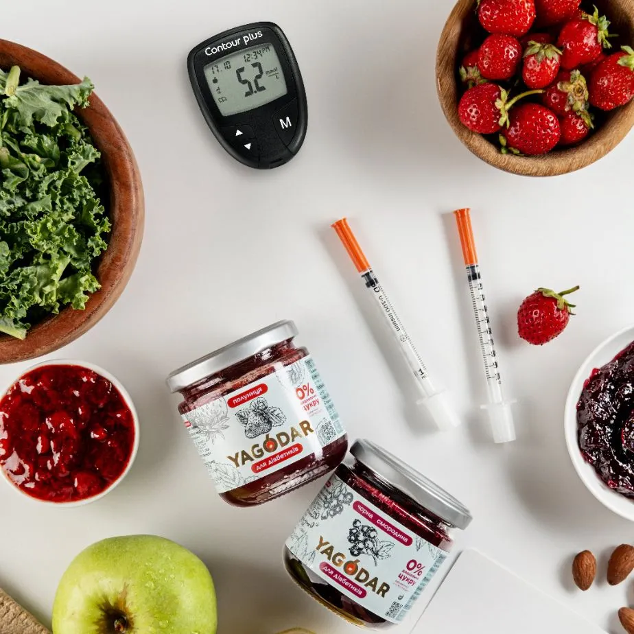 Полуничний Джем для діабетиків без цукру - 2