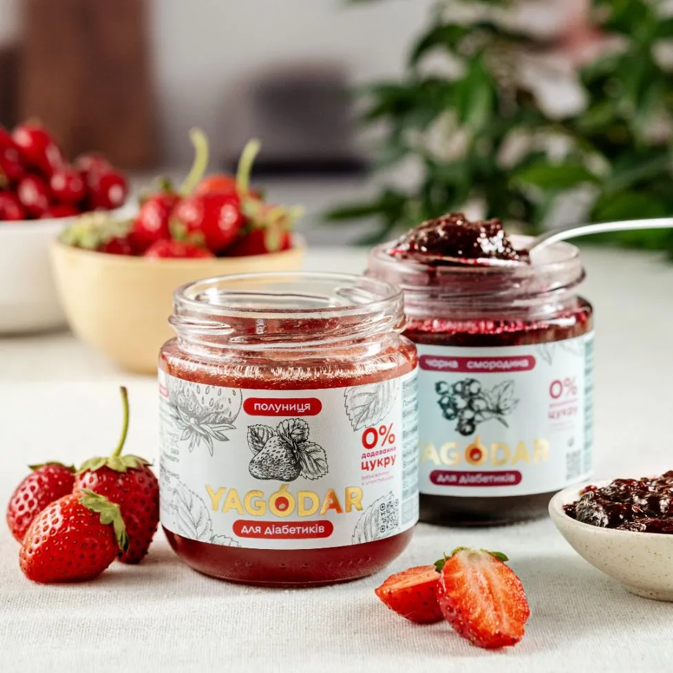 Полуничний Джем для діабетиків без цукру - 3