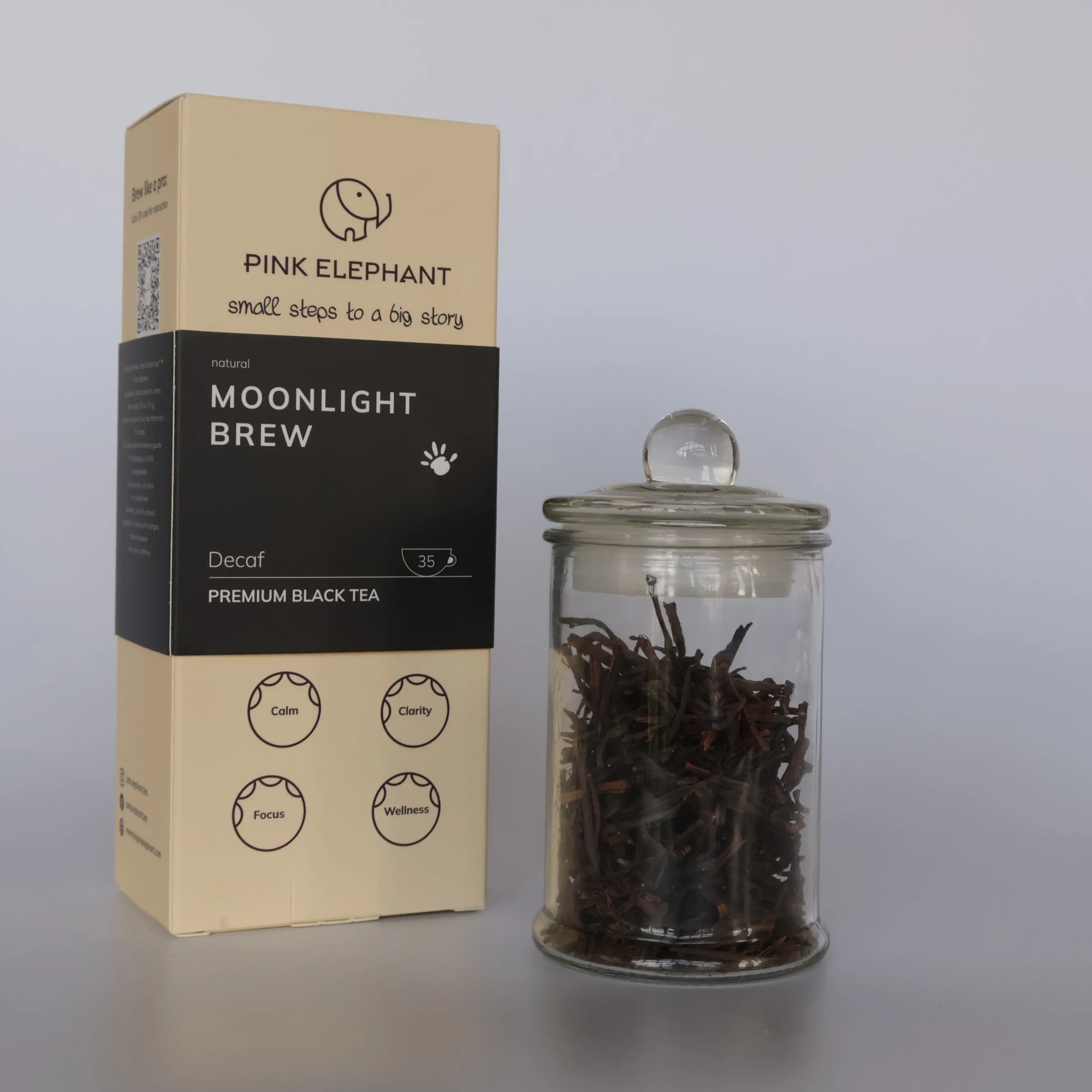 Місячне сяйво: чорний чай без кофеїну - 1