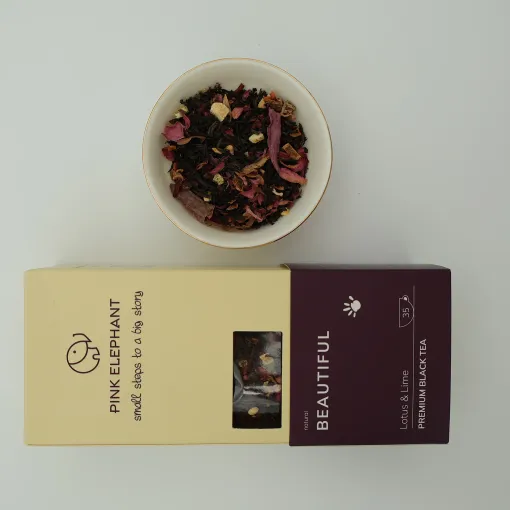 Beautiful:  чорний  чай з лотосом і лаймом - 3