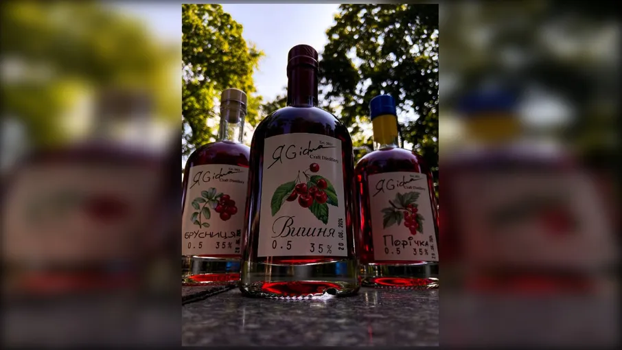 Настоянка "Вишня" 35% 500 мл, ЯGidna - 1