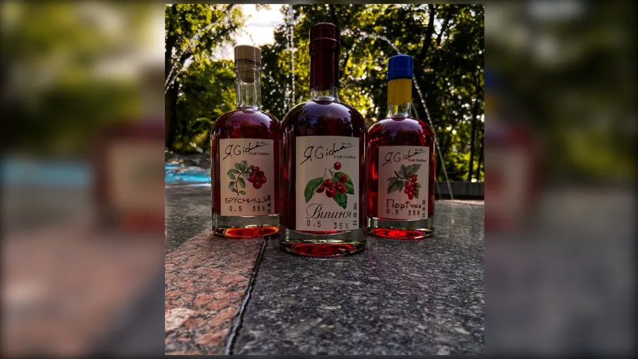 Настоянка "Брусниця" 35% 500 мл, ЯGidna - 1