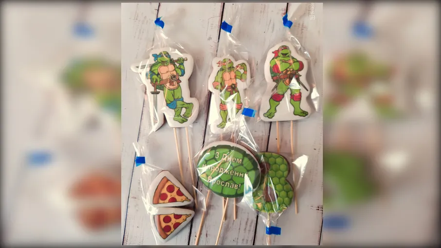 Набір пряників «Черепашки-ніндзя»  - 2