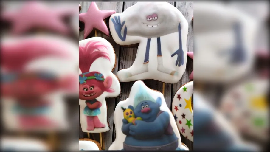 Набір пряників Тролі з зірочками - 2