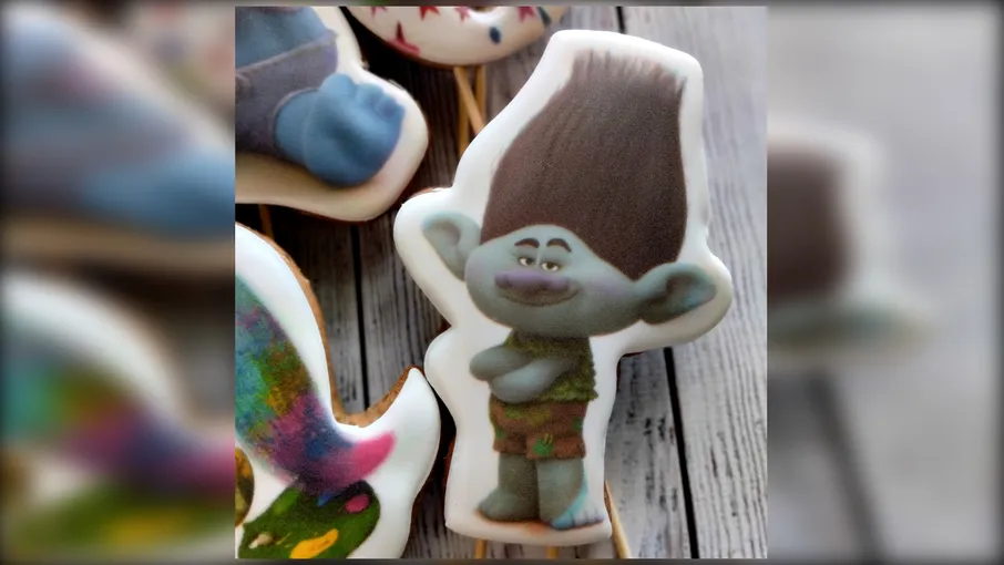 Набір пряників Тролі з зірочками - 4