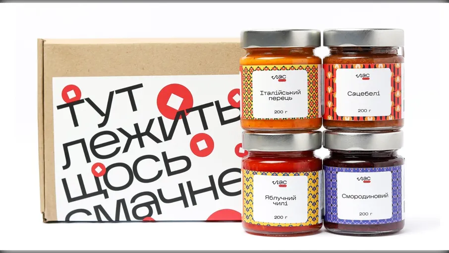 Набір крафтових соусів Лас 4 смаки - 1