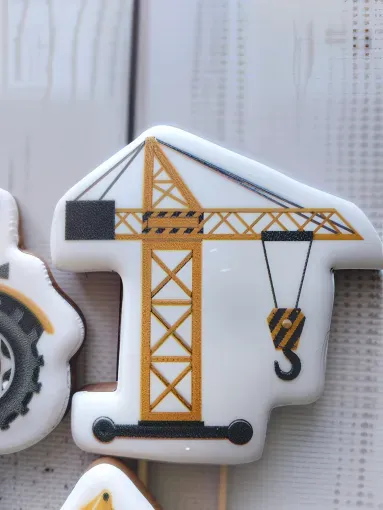 Набір пряників "Трактор, екскаватор і кран"  - 2