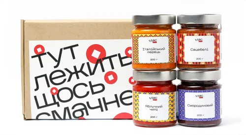 Набір крафтових соусів Лас 4 смаки - 1